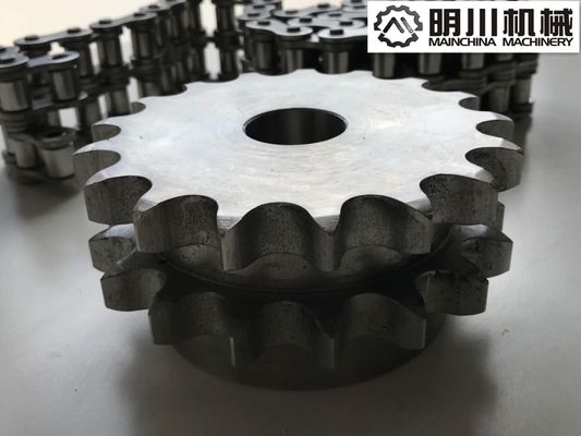 Double Row Chain D12B17T Stainless Steel Sprockets European Standard