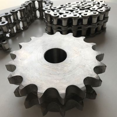 Double Row Chain D12B17T Stainless Steel Sprockets European Standard