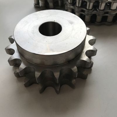 Double Row Chain D12B17T Stainless Steel Sprockets European Standard