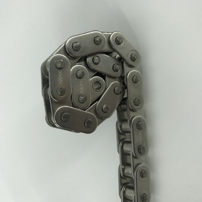 304SS Small Roller Chain , 06BSS Riveted Roller Chain Pitch 9.525mm