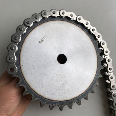 OEM Service Industrial Chain Sprocket , 1045 Stainless Steel Sprockets 50B31T
