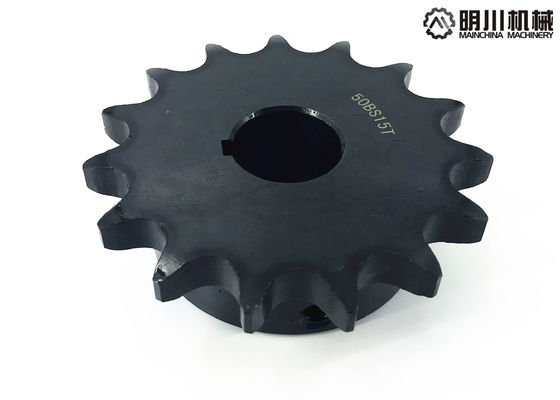 Forged Black Stainless Steel 50BS15T Link Chain Sprocket Strong Processing Capacity