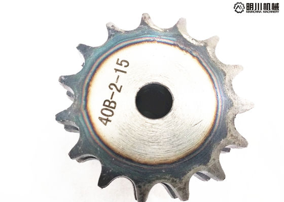 Standard 40 Chain Double Chain Sprocket 50B15T Blacken Surface Treatment