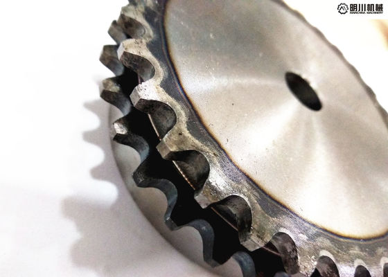 45C Material Double Chain Sprocket With Surface Heat Treatment ISO9001:2008 Certificated