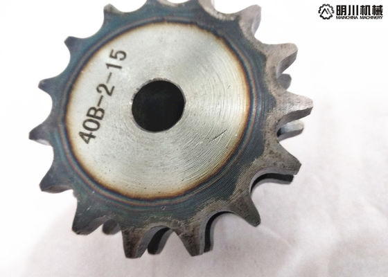 SS Double Strand Roller Chain Sprockets , Double Row Sprocket 50B15T