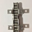 304SS 06BSS Stainless Steel Conveyor Chain 9.525 Pitch With K1 Attachment