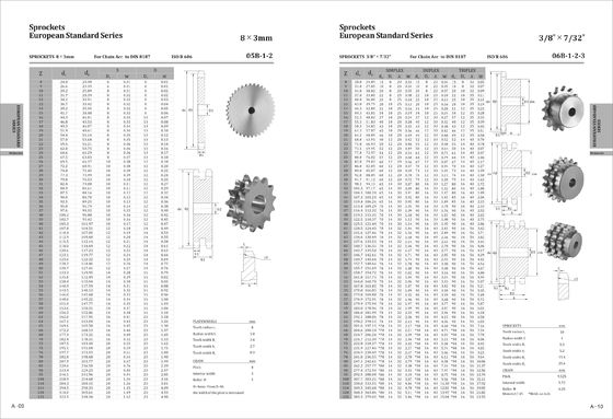 06B10T 304 Stainless Steel Sprockets 10T Teeth ISO 2010 Certificated