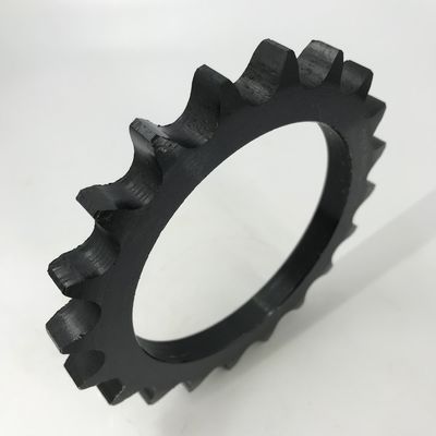 Black color wheel with sprocket , 45C chain wheel sprocket Simplex Row