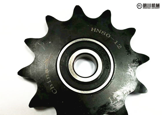 Customized High Speed Ball Bearing Idler Sprocket 60 Chain With Hardened Teeth