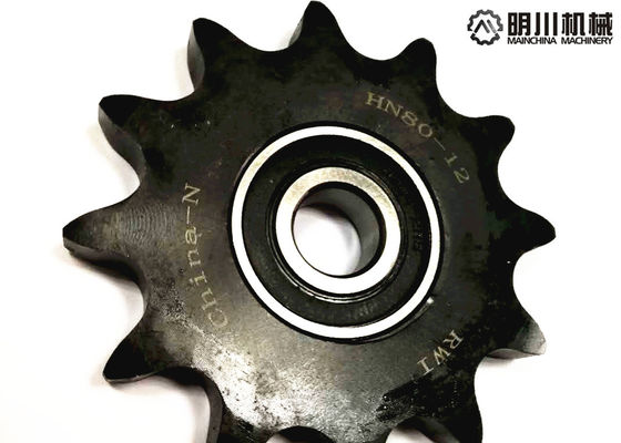 DIN4140 Mirror Finish Ball Bearing Idler Sprocket , Metric Idler Sprocket With High Wear Resistance