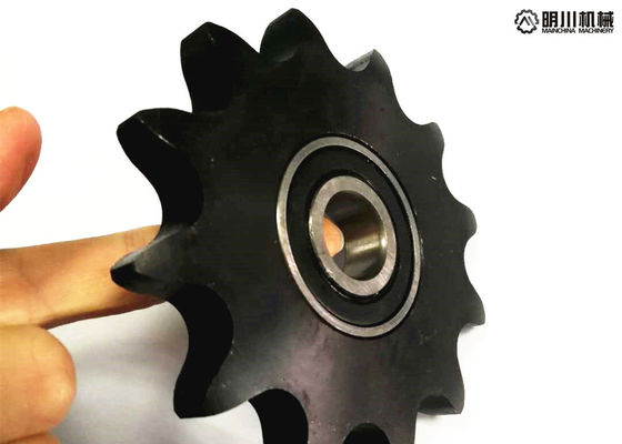 DIN4140 Mirror Finish Ball Bearing Idler Sprocket , Metric Idler Sprocket With High Wear Resistance