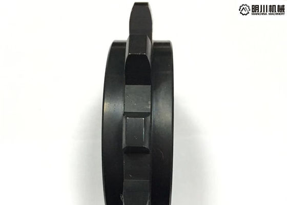 Black Long Pitch Double Pitch Sprocket DIN Standard With High Strength