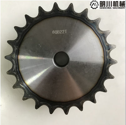 Industrial platewheel standard ANSI 45C Nature color 60B22 tooth roll on chain sprocket