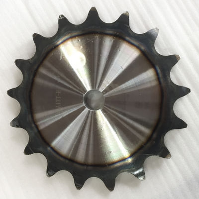 Hardened Teeth Plate Wheel Sprockets / Chain Idler Sprocket 40 - 55HRC 45C Steel 24A17