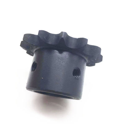 Small Size Conveyor Chain Sprocket 1045 Material Oxided Black Color ISO9001