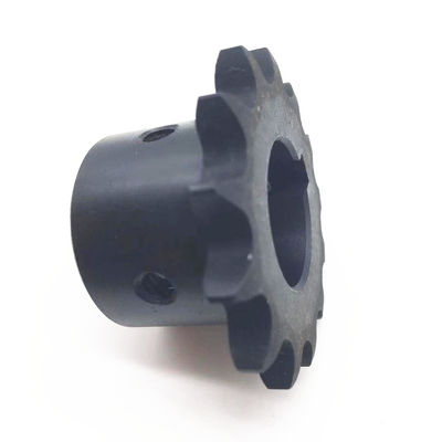Small Size Conveyor Chain Sprocket 1045 Material Oxided Black Color ISO9001
