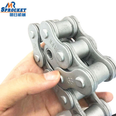 Short Pitch Precision Sprocket Transmission Roller Chain Forged For Food Processing