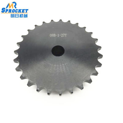 DIN Black Oxide 08B27T Conveyor Chain Sprocket C45 Material High Strength