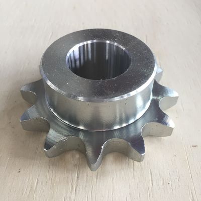 wholesale price blue sprocket 3/4 12teeth 1045 carbon steel chain sprocket